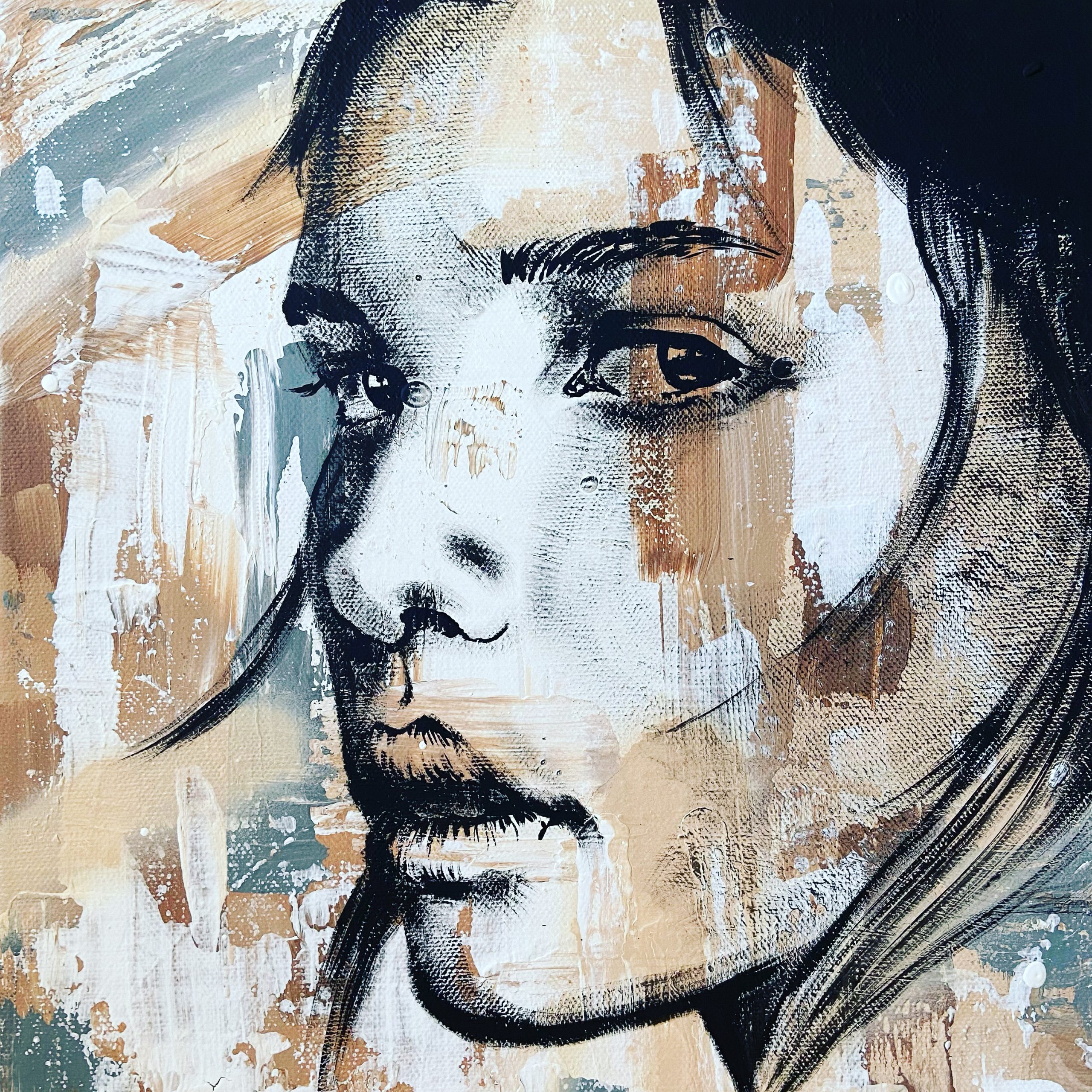 Acrylmalerei Woman #1 – 2020