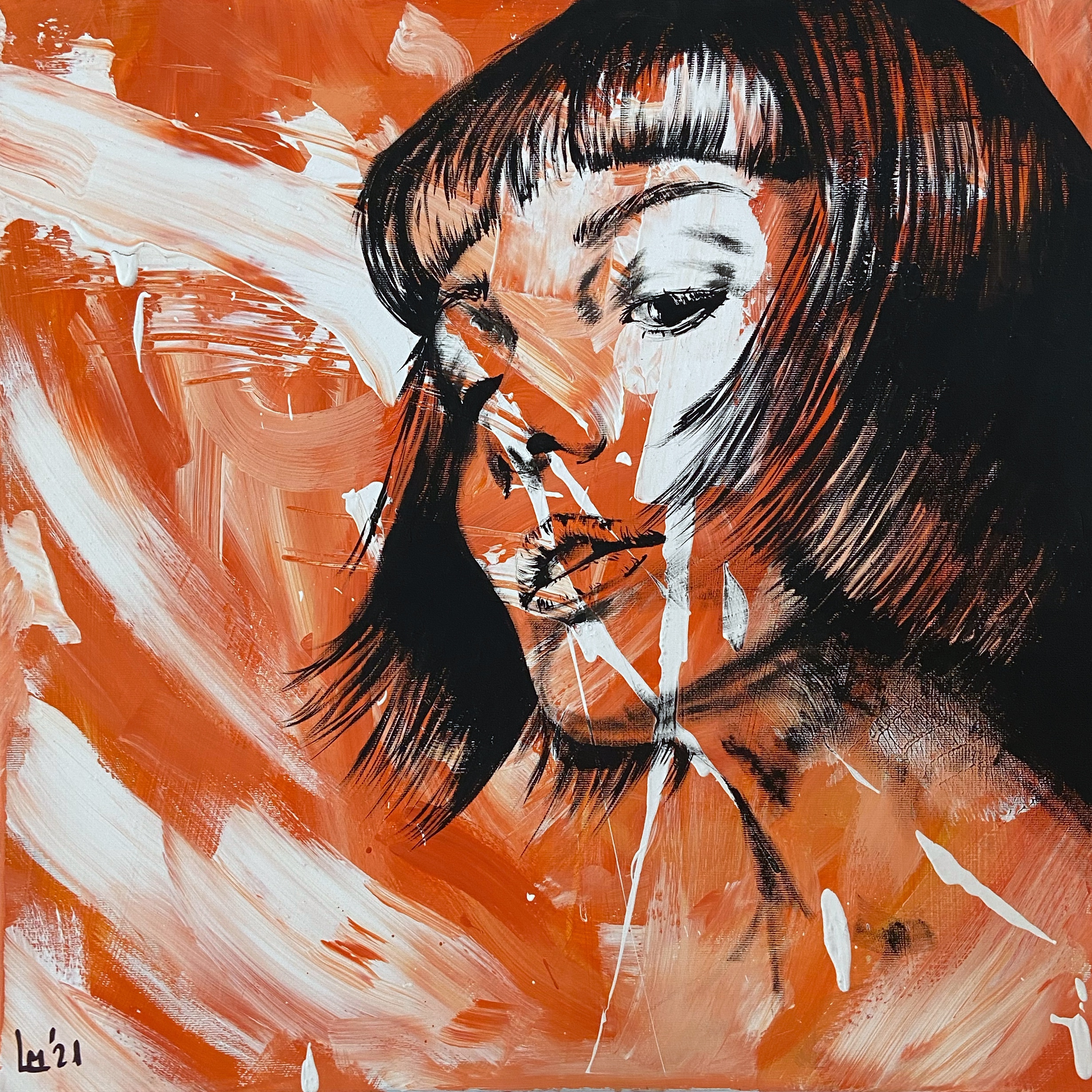 Acrylmalerei Woman #5 – 2021