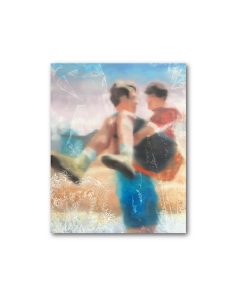 First Love - 2025, 30 x 24 cm, Ölfarbe auf Holz