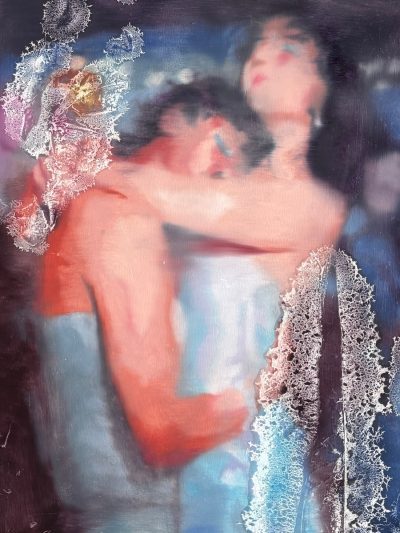 Queer Prom 30x24 Öl Auf Leinwand Lukas Moll